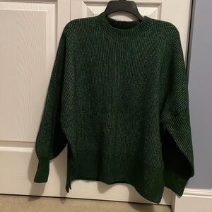 NWT Chunky Green Sweater Size M